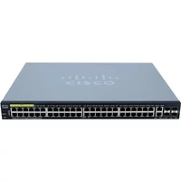 Cisco SG350-52P | Small Business 350 Series 48 x Ports PoE+ 10/100/1000Base-T + 2 x Ports SFP Layer 3 Managed Rack-mountable Gigabit Ethernet Network Switch