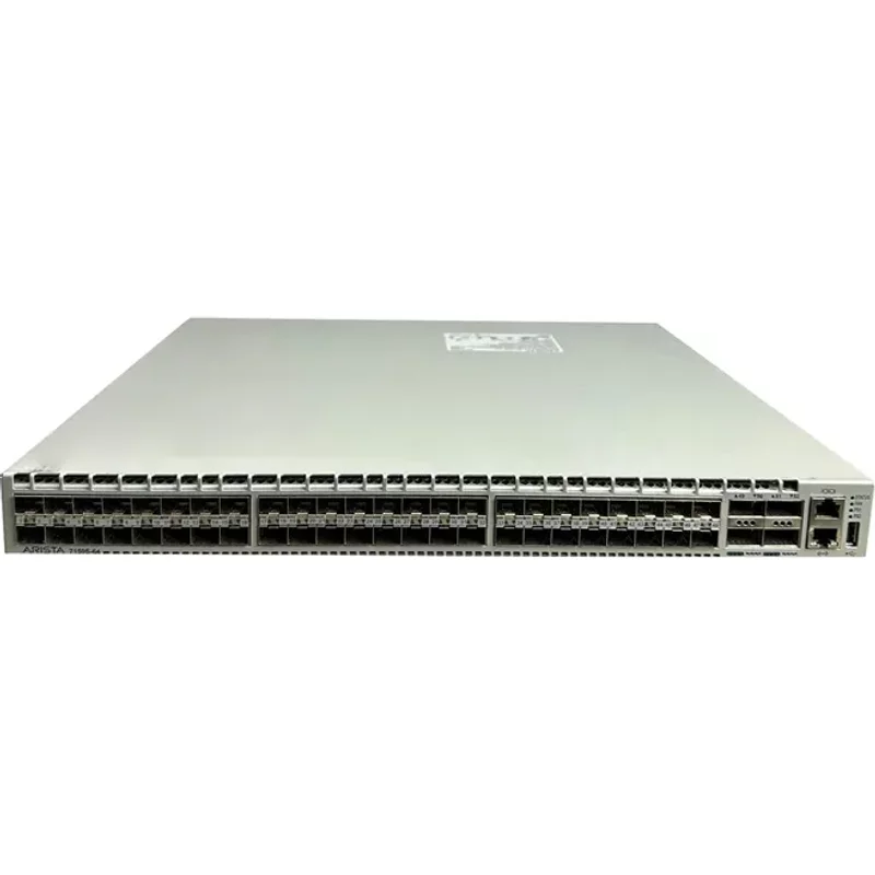 Arista DCS-7150S-64-CL-F | 7150 48x 1/10G SFP+ and 4x QSFP+ Switch High Precision Clock Front-to-rear Airflow 2x AC Power Supplies — Networking Equipment