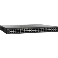 Cisco SF300-48PP | Small Business 300 Series 48 x Ports PoE+ 10/100Base-T + 2 x Ports SFP + 2 x Ports Combo SFP (mini-Gbic) Layer 3 Managed Fast Ethernet Network Switch