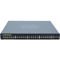 Cisco SG350-52MP | Small Business 350 Series SG350-52MP 48 x Ports PoE+ 10/100/1000Base-T + 2 x Combo Gigabit SFP Ports + 2 x SFP Ports Layer 3 Managed Rack-mountable Gigabit Ethernet Network Switch