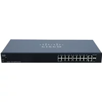 Cisco SG250-18 | Small Business 250 Series 16 x Ports 10/100/1000Base-T + 2 x Ports Combo SFP Rack-Mountable Layer 3 Managed Gigabit Ethernet Network Switch