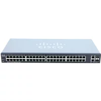 Cisco SG220-50 | Small Business 220 Series 48 x Ports 10/100/1000Base-T + 2 x Ports Combo RJ-45/SFP Rack-mountable Layer 2 Managed Gigabit Ethernet Network Switch