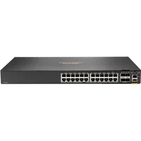 HP JL724B#ABA | Aruba CX 6200 Series 6200F-24G-4SFP+ 24 x 10/100/1000Base-T RJ-45 and 4 x 10GbE SFP+ Ports Layer 3 Gigabit Managed Network Switch