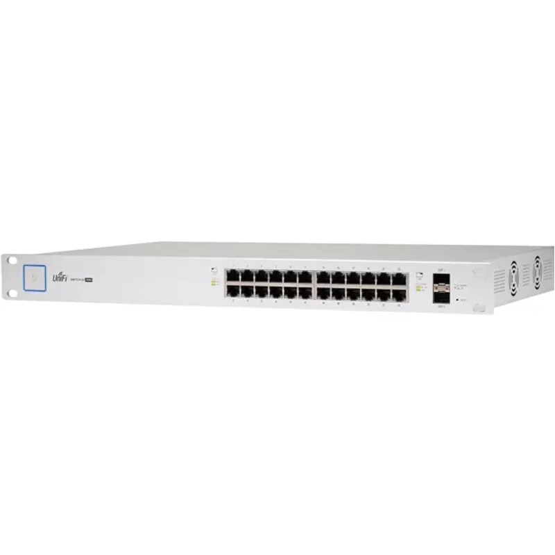 Ubiquiti US-24-250W | 24-Ports Gigabit Ethernet PoE+ 24V Passive PoE RJ-45 2x 1GbE SFP Layer 2 Switch — Équipement réseau