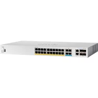 Cisco CBS350-24MGP-4X-NA | Business 350 Series CBS350-24MGP-4X 20 x RJ-45 Ports PoE+ 1000Base-T 4 x RJ-45 Ports PoE+ 2.5GBase-T 2 x Combo RJ-45/SFP+ Ports 2 x SFP+ Ports Layer 3 Managed Rack-Mountable Gigabit Ethernet Network Switch