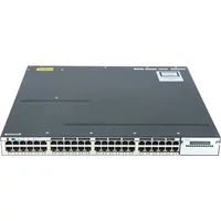 Cisco WS-C3750X-48T-S | Catalyst 3750-X Series C3750X-48T 48 x RJ-45 Ports 10/100/1000Base-T Layer 2 Managed Rack-mountable Stackable Gigabit Ethernet Network Switch
