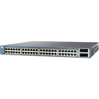 Cisco WS-C3560E48PDEF-RF | Catalyst 3560-E Series 3560E-48PD 48 x RJ-45 Ports PoE+ 10/100/1000Base-T + 2 x SFP+ X2 Ports Layer 3 Managed 1U Rack-mountable Gigabit Ethernet Network Switch