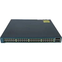 Cisco WS-C3560E48PDSF-RF | Catalyst 3560-E Series 3560E-48PD 48 x RJ-45 Ports PoE+ 10/100/1000Base-T + 2 x SFP+ X2 Ports Layer 3 Managed 1U Rack-mountable Gigabit Ethernet Network Switch