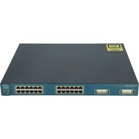 Cisco WS-C3550-24-SMI | Catalyst 3550 Series 3550-24 24 x RJ-45 Ports 10/100BaseTX + 2 x SFP mini-Gbic Ports Layer 4 Managed Rack-mountable Fast Ethernet Network Switch