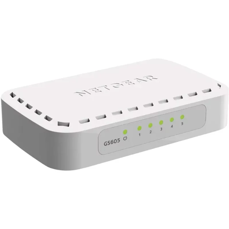 Netgear GS605 | ProSafe 5 x RJ-45 Ports 10/100/1000Base-T Layer 3 Managed Gigabit Ethernet Network Switch — Networking Equipment