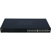 Cisco SG110-24-Na-Rf | Small Business 110 Series SG110-24 24 x Ports 10/100/1000Base-T + 2 x Ports SFP (Mini-Gbic) Layer 2 Unmanaged Gigabit Ethernet Network Switch