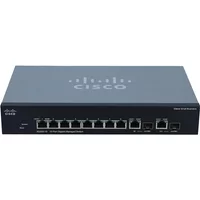 Cisco SG300-10-WAC= | Small Business 300 Series SG300-10 8 x Ports 10/100/1000Base-T + 2 x Ports SFP Combo Layer 3 Managed 1U Rack-Mountable Gigabit Ethernet Network Switch