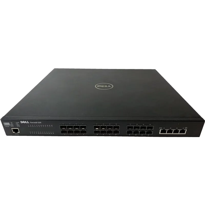 Dell 759-00057-04 | Force10 S-Series S25 24 x Ports 10/100/1000Base-T Layer 3 Managed 1U Rack-mountable Gigabit Ethernet Network Switch — Équipement réseau