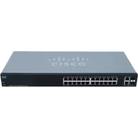 Cisco SG220-26-K9-Na-Rf | Small Business 220 Series SG220-26 24 x Ports 10/100/1000Base-T + 2 x Ports Combo SFP Rack-mountable Layer 3 Managed Gigabit Ethernet Network Switch