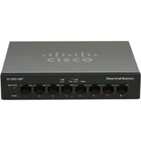 Cisco SF100D-08P | Small Business 100 Series SF100D-08P 8 x 10/100Base-TX RJ-45 PoE Ports Layer 2 Unmanaged Fast Ethernet Network Desktop Switch — Équipement ré