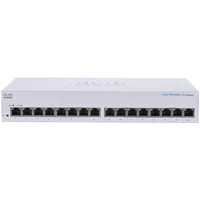 Cisco CBS110-16T-NA | Business 110 Series CBS110-16T 16 x Ports 10/100/1000Base-T Layer 2 Unmanaged Rack-mountable Gigabit Ethernet Network Switch