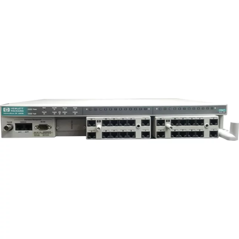HP J2601-61101 | 24 x Ports 10Mb/s 10Base-T BNC Connector AdvanceStack Stackable Hub — Équipement réseau