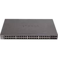Netgear GS752TS | ProSafe 48 x Ports 10/100/1000Base-T + 2 x Ports Combo SFP + 4 x Ports SFP Layer 3 Managed 1U Rack-mountable Gigabit Ethernet Network Switch