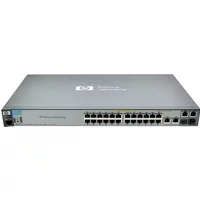 HP J9138-60001 | ProCurve 2520 Series 2520-24-PoE 24 x 10/100Base-TX RJ-45 PoE and 2 x 10/100/1000Base-T RJ-45 and 2 x 10/100/1000Base-T RJ45/SFP (mini-Gbic) Ports Layer 2 Managed Fast Ethernet Network Switch