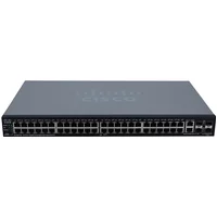 Cisco SG500-52-K9-G5 | 500 SG500-52 48 x Ports 10/100/1000Base-T + 2 x Ports Combo SFP + 2 x Ports SFP Layer 3 Managed Gigabit Ethernet Stackable Network Switch