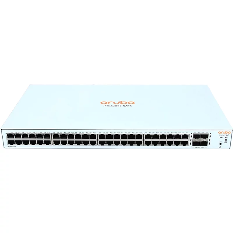 HP JL814A#ABA | Aruba Instant On 1830 48 x Ports 10/100/1000 + 4 x Ports Gigabit SFP Rack-Mountable Layer 2 Managed Gigabit Ethernet Network Switch — Équipement