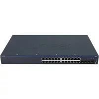 Juniper 750-026468 | 24 x Ports 10/100/1000Base-T 4 x SFP Ports Layer 3 Managed 1U Rack-mountable Gigabit Ethernet Network Switch — Networking Equipment