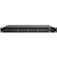 Ubiquiti ES-48-500W | EdgeSwitch 48 x RJ-45 Ports PoE+ 1000Base-T + 2 x SFP Ports + 2 x SFP+ Ports Layer 3 Managed Rack-Mountable Gigabit Ethernet Network Switch