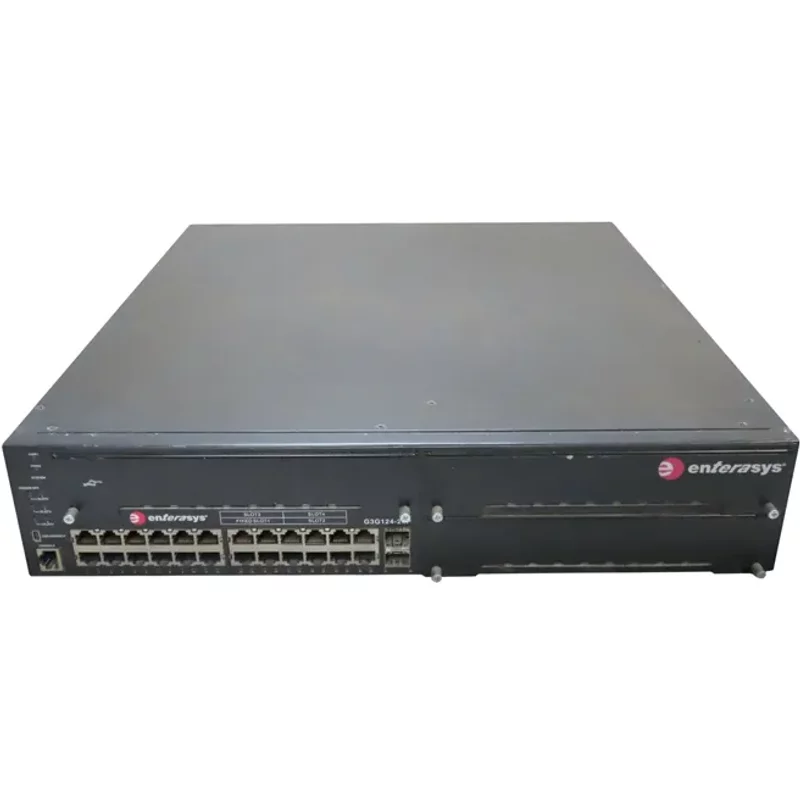 Enterasys G3G124-24P-G | Networks G3G124-24P Multi-layer Modular Switch with PoE 3 x Expansion Slot 24 x 10/100/1000Base-T LAN — Équipement réseau