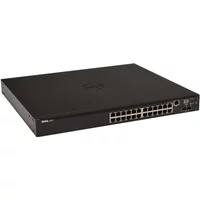 Dell FGYDH | EMC PowerSwitch N2000 Series N2024 24 x 10/100/1000Base-T RJ-45 and 2 x 10GbE SFP+ and 2 x Stacking Ports Layer 3 Managed Gigabit Ethernet Network 