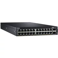 Dell 09F09P | X-Series X1026P 24 x 10/100/1000Base-T RJ-45 PoE/PoE+ Ports and 2 x SFP (mini-Gbic) Ports Layer 2 Managed Gigabit Ethernet Switch