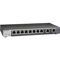 Netgear GS110EMX | 8 x RJ-45 Ports 10/100/1000Base-T + 2 x Multi-Gigabit Ports Layer 3 Managed Gigabit Ethernet Network Switch — Équipement réseau