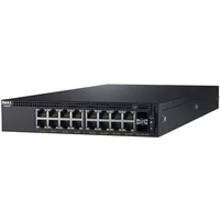 Dell 0KFPJG | X-Series X1018P 16 x 10/100/1000Base-T RJ-45 PoE and 2 x SFP (mini-Gbic) Ports Layer 2 Managed Gigabit Ethernet Switch