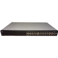 Cisco SF300-24P-K9 | Small Business 300 Series SF300-24P 24 x Ports PoE+ 10/100Base-TX + 2 x GE RJ-45 Ports + 2 x Combo SFP (mini-Gbic) Ports Layer 3 Managed 1U Rack-mountable Fast Ethernet Netwok Switch