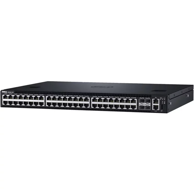 Dell 0V9VF1 | PowerSwitch S-Series S3048-ON 48 x RJ-45 Ports 10/100/1000Base-T + 4 x SFP+ Ports Layer 3 Managed 1U Rack-mountable Gigabit Ethernet Network Switc