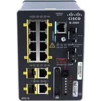 Cisco IE-2000-8TC-G-B-RF | Industrial Ethernet IE 2000 Series 8 x FE Ports 10/100BAse-TX + 2 x GE Combo SFP Ports Layer 2 Managed Din Rail-Mountable Fast Ethern