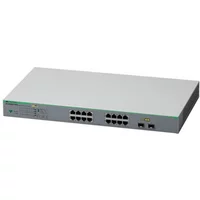 Allied Telesis AT-GS950/16PS | GS950 16 x Ports PoE+ 1000Base-T + 2 x Ports SFP Layer 2 Managed Rack-mountable Gigabit Ethernet Network Switch — Networking Equi