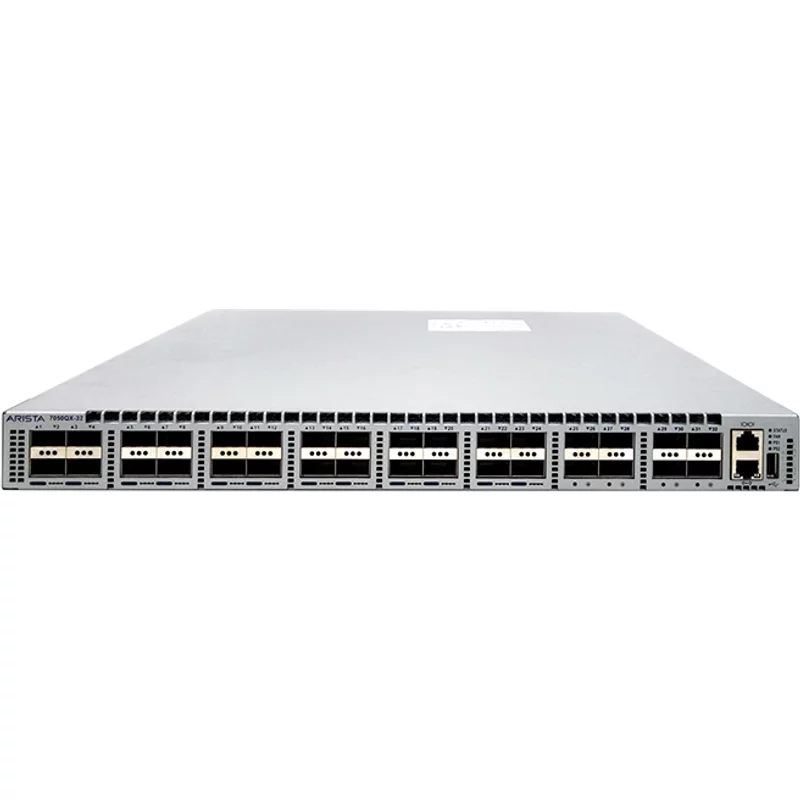 Arista 7050QX-32 | 7050 32x QSFP+ Switch and 2x 460W AC Power Supplies — Équipement réseau