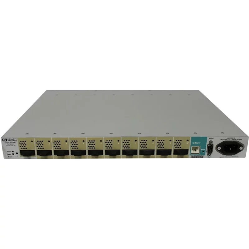 HP A3724-90006 | Surestore E 10 x Ports Short Wave Fibre Channel Arbitrated Loop Hub — Networking Equipment