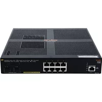 HP JL258-60101 | Aruba 2930F Series 2930F 8G PoE+ 2SFP+ 8 x RJ-45 PoE+ 10/100/1000Base-T and 2 x SFP+ Ports Layer 3 Managed Gigabit Ethernet Network Switch