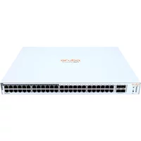HP JL815-61101 | Aruba Instant On 1830 Series 48-Ports 10/100/1000Base-T RJ-45 PoE Class 4 4-Ports 1000Base-X SFP Rack-mountable 1U Gigabit Ethernet Switch