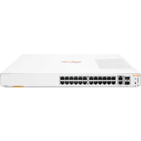 HP JL806-61021 | Aruba Instant On 1960 24G 2XGT 2SFP+ 24 x Ports 10/100/1000Base-T + 2 x Ports 10GbE SFP+ + 2 x Ports 10GBase-T Rack-Mountable Layer 2 Managed Gigabit Ethernet Network Switch