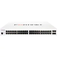 Fortinet FS-148E-POE | FortiSwitch 100 Series 24 x Ports 1000Base-T PoE + 4 x Ports Gigabit SFP + 24 x Ports 1000Base-T 1U Rack-mountable Layer 2 Managed Gigabit Ethernet Network Switch