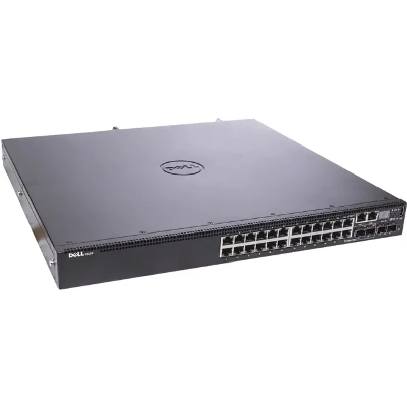 Dell 0S3124 | PowerSwitch S3100 Series S3124 24 x Ports 10/100/1000Base-T + 2 x SFP+ Ports + 2 x SFP Combo Ports Layer 3 Managed 1U Rack-mountable Gigabit Ether
