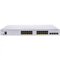 Cisco CBS350-24P-4X-NA | Business 350 Series CBS350-24P-4X 24 x RJ-45 Ports PoE+ 10/100/1000Base-T 4 x SFP+ Ports Layer 3 Managed Rack-mountable Gigabit Ethernet Network Switch