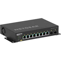 Netgear GSM4210PX-100NAS | 8 x Ports PoE+ 10/100/1000Base-T + 2 x SFP+ Ports Layer 3 Managed Desktop Gigabit Ethernet Network Switch — Équipement réseau