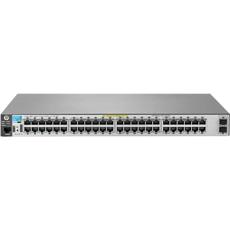 HP J9853-61002 | Aruba 2530 48 1G RJ-45 2-SFP+ PoE+ 382W L2 Switch — Équipement réseau