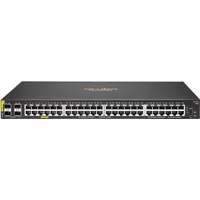 HP JL675-61101 | Aruba CX 6100 Series 6100 48G Class4 PoE 4SFP+ 370W 48 x 1000Base-T RJ-45 Class 4 PoE and 4 x 10GbE SFP+ Ports Layer 3 Managed Gigabit Ethernet Network Switch