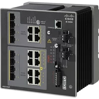 Cisco IE40004GC4GP4GE-RF | Industrial Ethernet 4000 Series 4 x Ports PoE+ 10/100/1000Base-T + 8 x Ports SFP Layer 3 Managed Gigabit Ethernet Network Switch