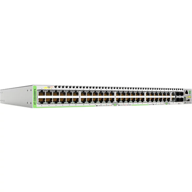 Allied Telesis AT-GS948MPX-20 | CentreCOM GS900MPX Series 48 x Ports 1000Base-T PoE+ + 2 x Ports SFP Combo + 2 x Ports SFP+ Rack-mountable Layer 3 Managed Gigab