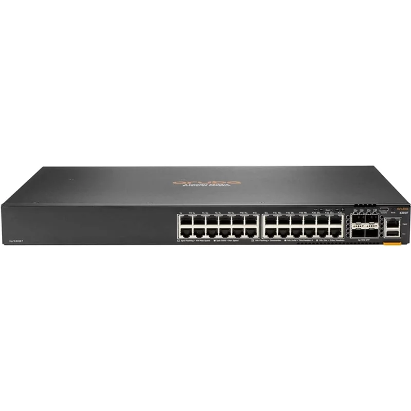 HP JL724B | Aruba CX 6200 Series 6200F-24G-4SFP+ 24 x 10/100/1000Base-T RJ-45 and 4 x 10GbE SFP+ Ports Layer 3 Gigabit Managed Network Switch — Équipement résea